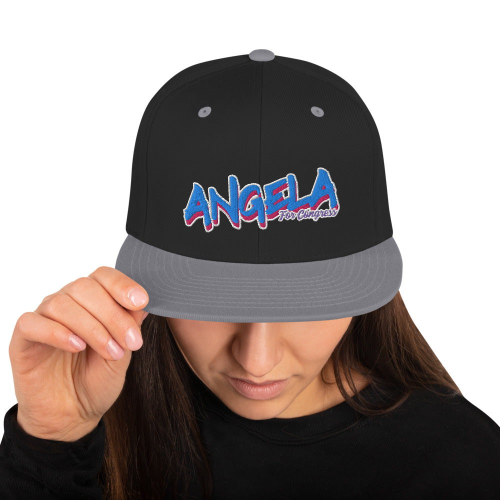 Angela For Congress Snapback Hat