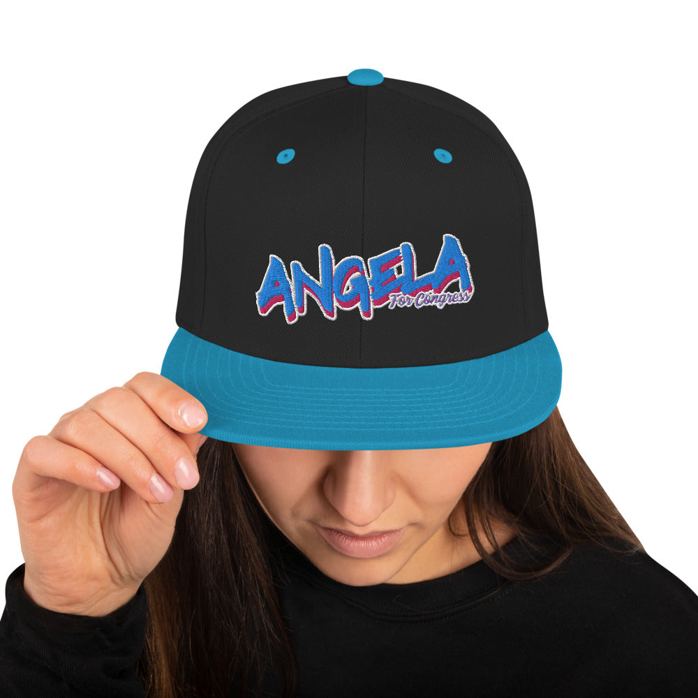 Angela For Congress Snapback Hat