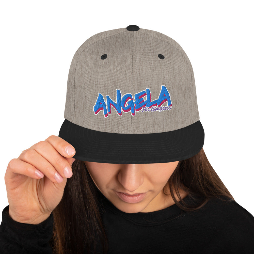Angela For Congress Snapback Hat