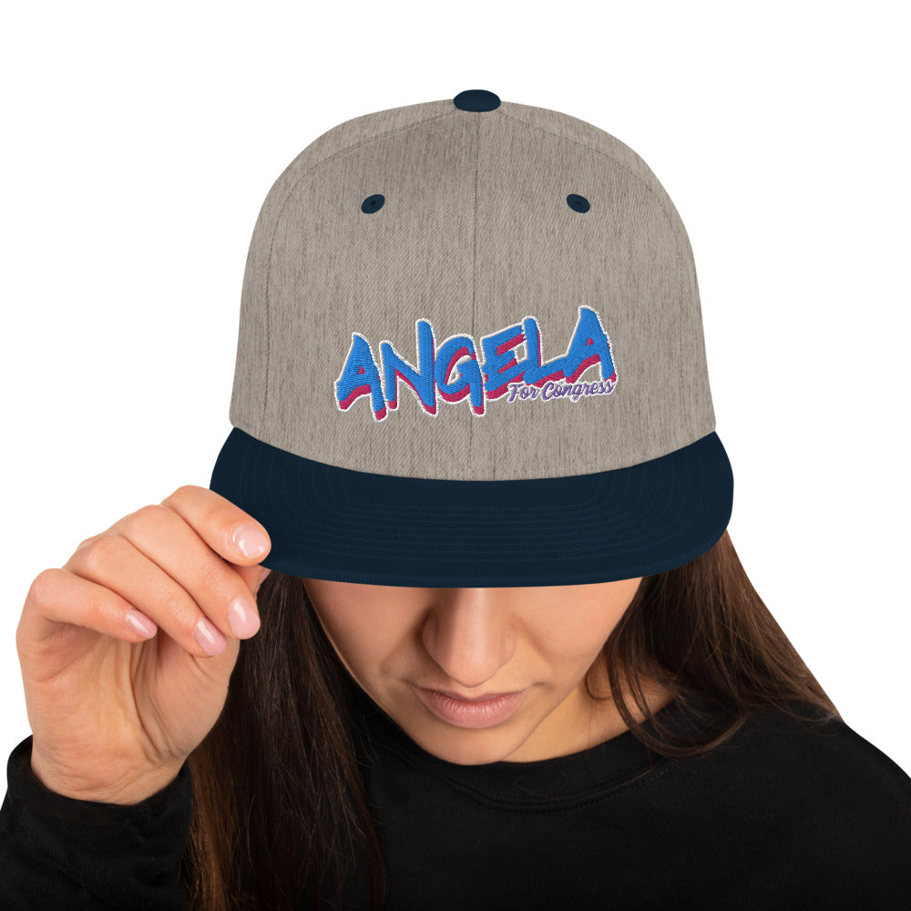 Angela For Congress Snapback Hat