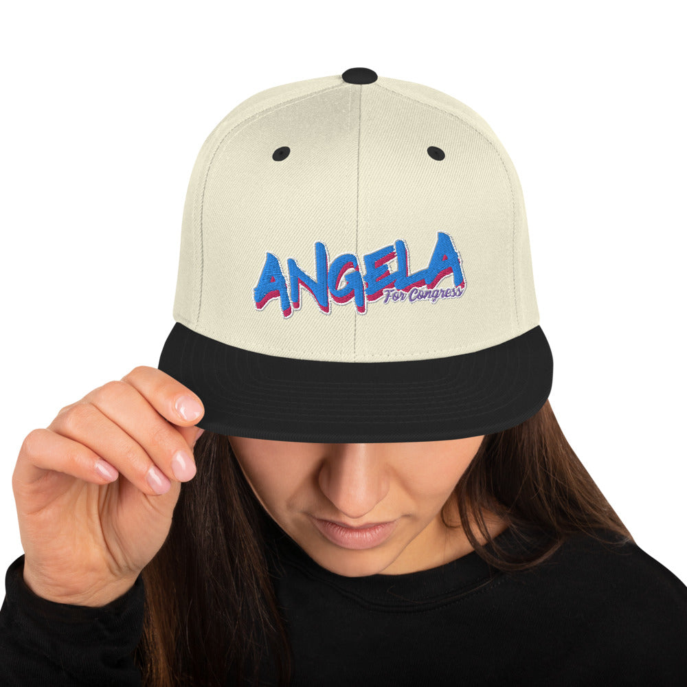 Angela For Congress Snapback Hat