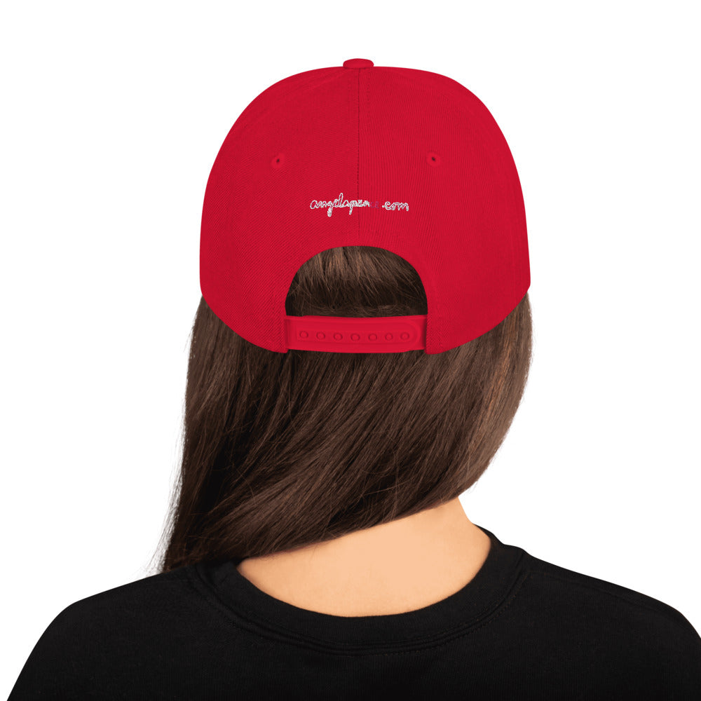Angela For Congress Snapback Hat