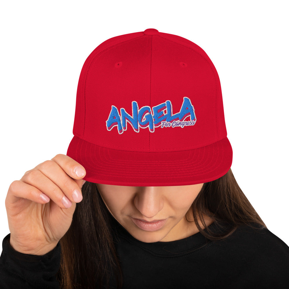 Angela For Congress Snapback Hat