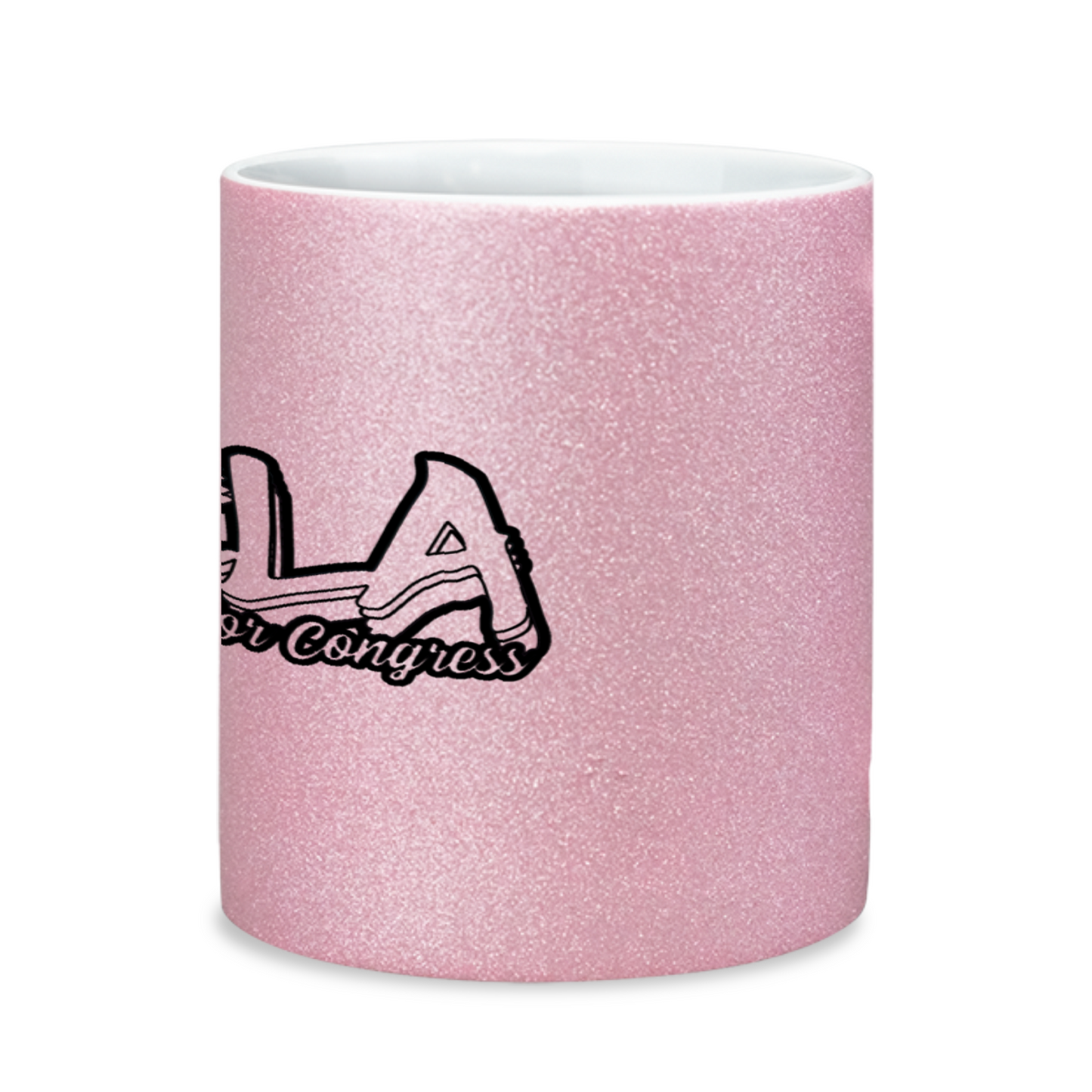 Angela Pence for Congress Glitter Sparkle Mug