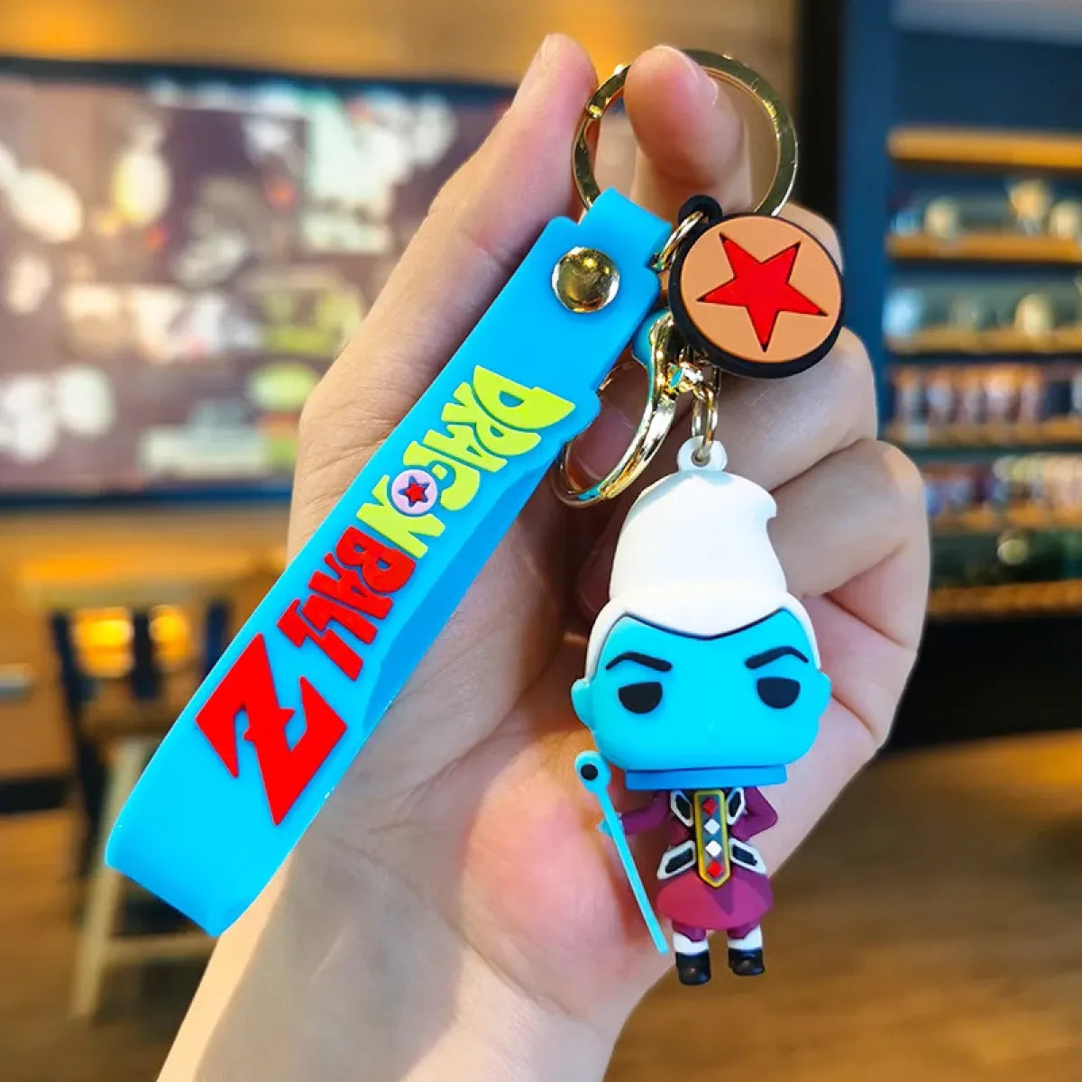Dragon Ball Series Keychain Charms: 1-7 Star Dragon Balls