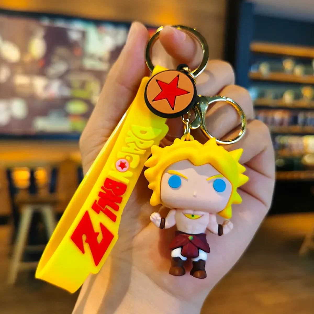 Dragon Ball Series Keychain Charms: 1-7 Star Dragon Balls