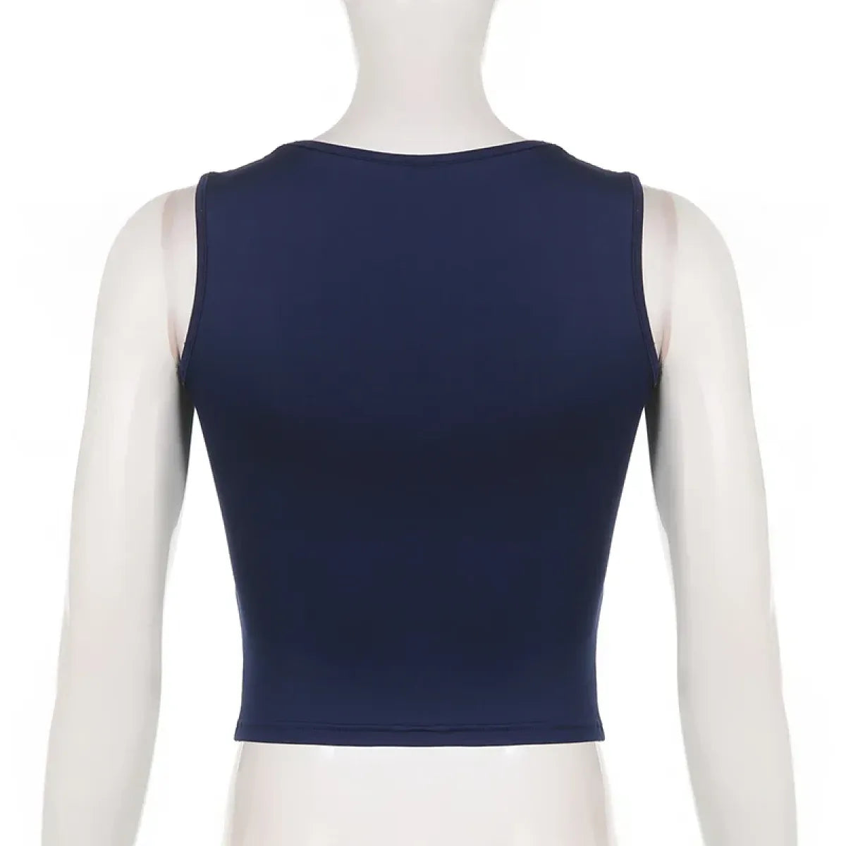Elegant Square Collar Crop Top