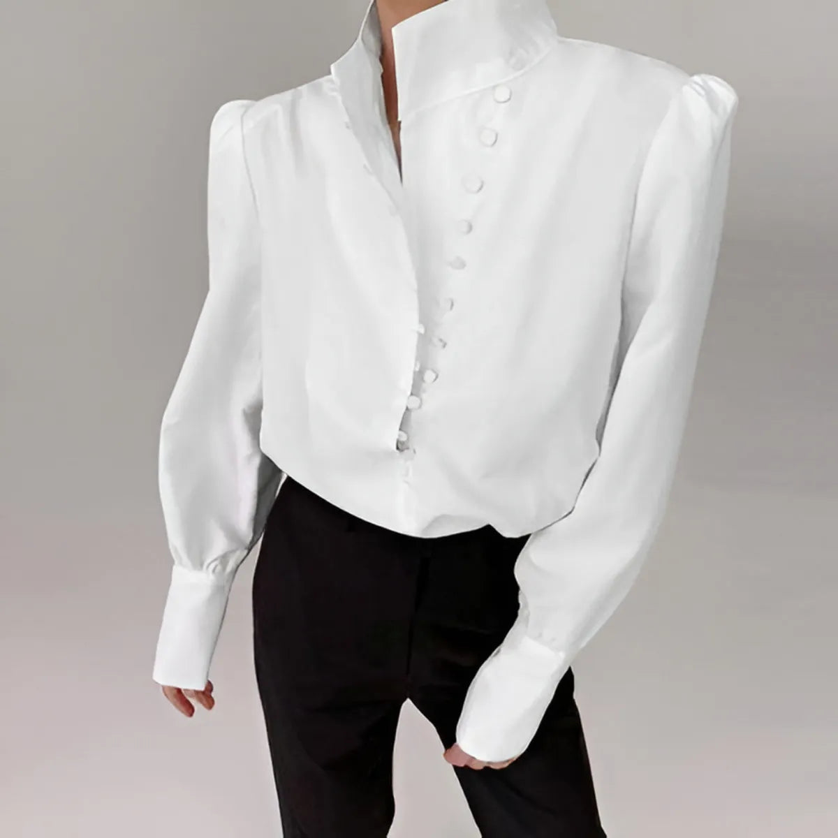 Elegant Turtleneck Blouse