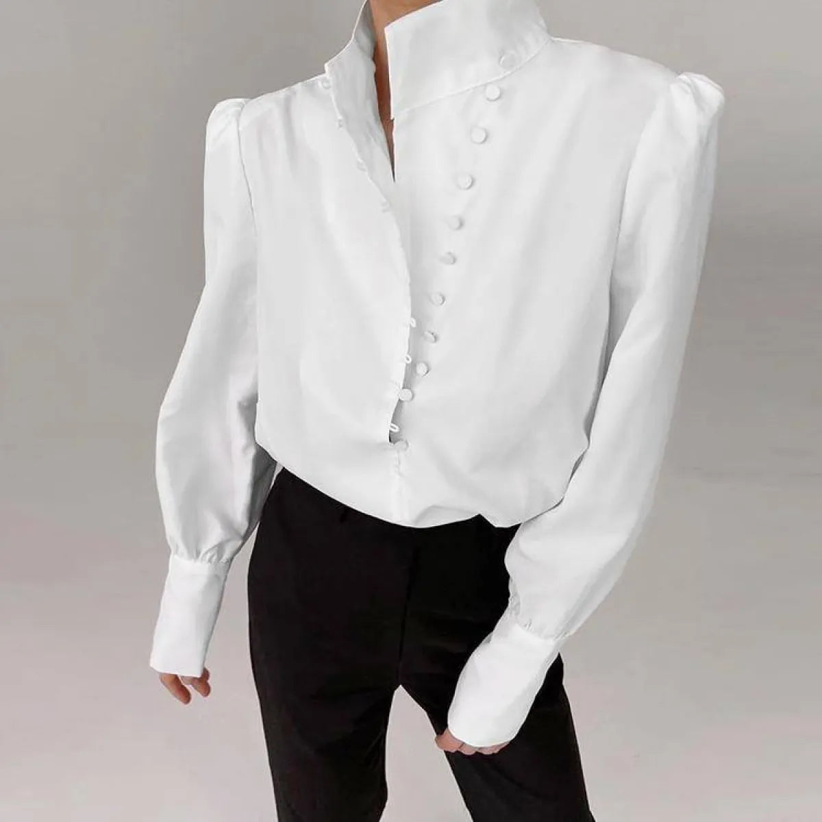Elegant Turtleneck Blouse