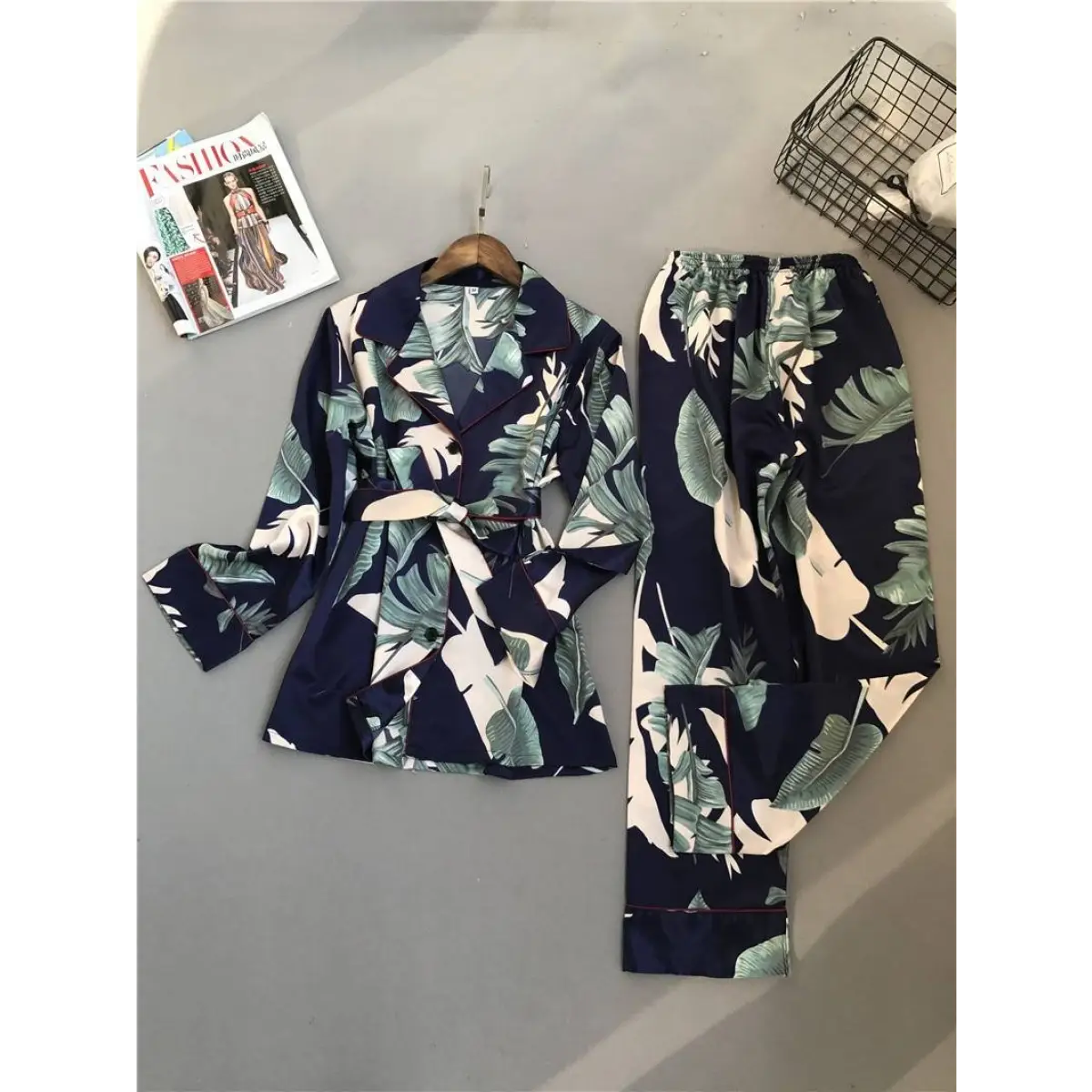 Flowers/Plant Pajama Set