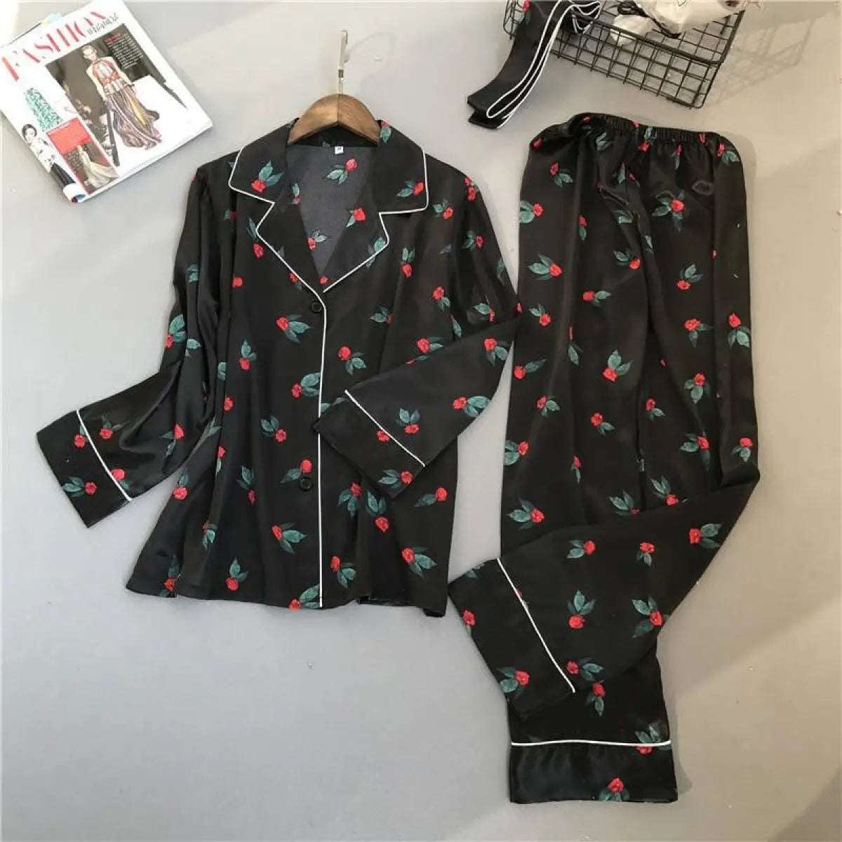 Flowers/Plant Pajama Set