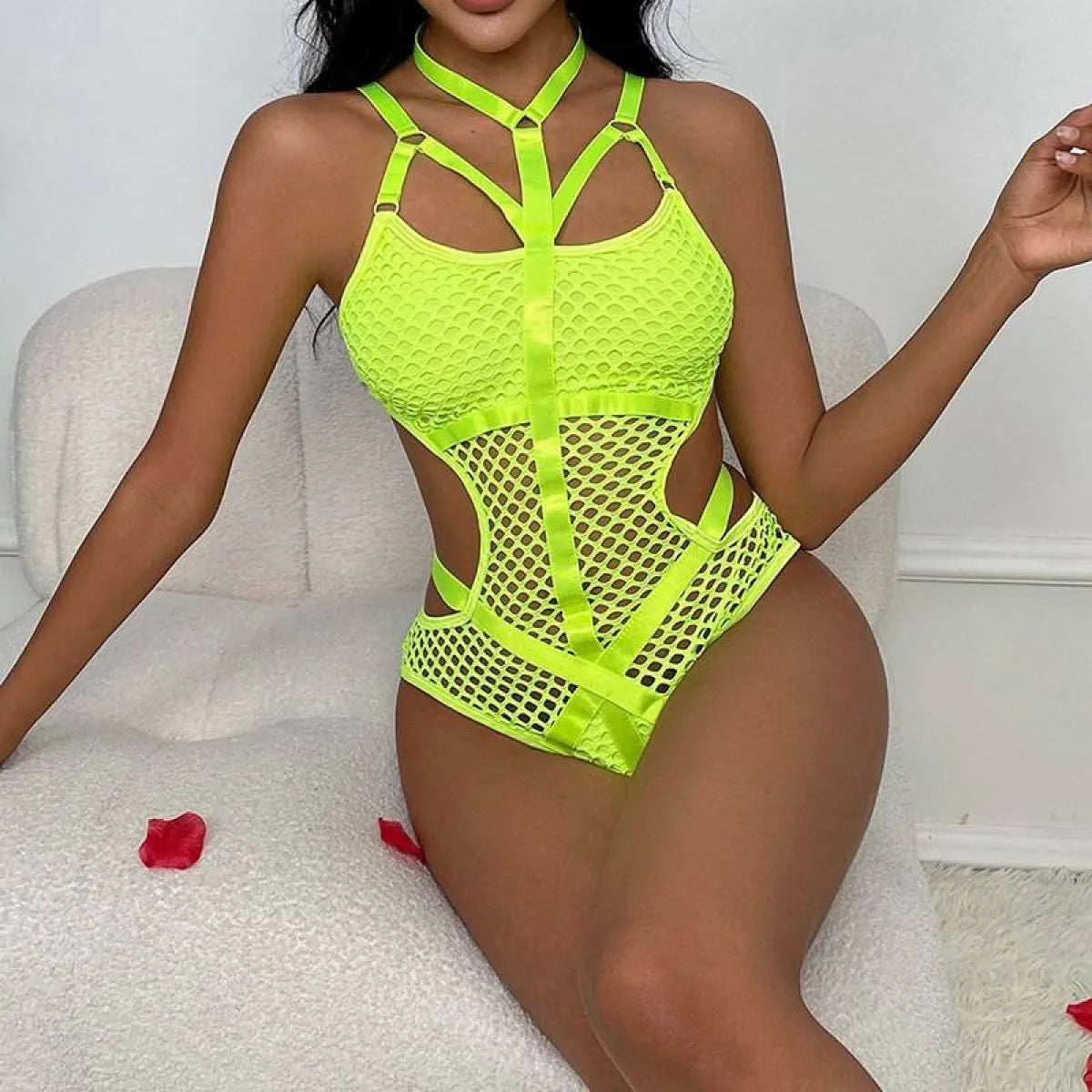 Gothic Fishnet Bodysuits