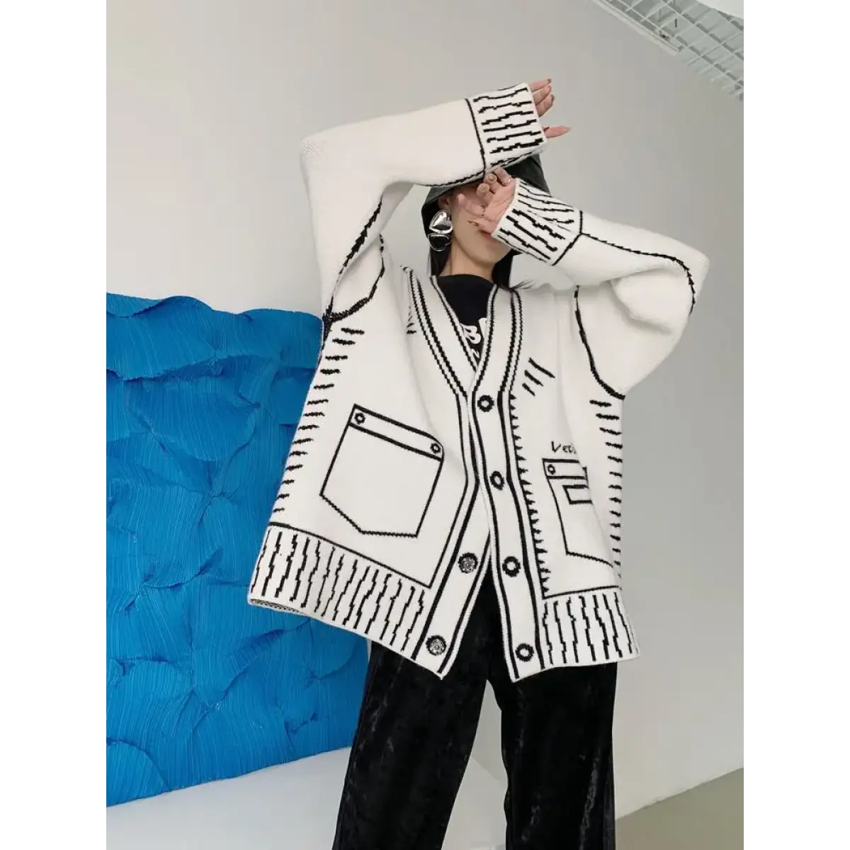 Graffiti Cardigan
