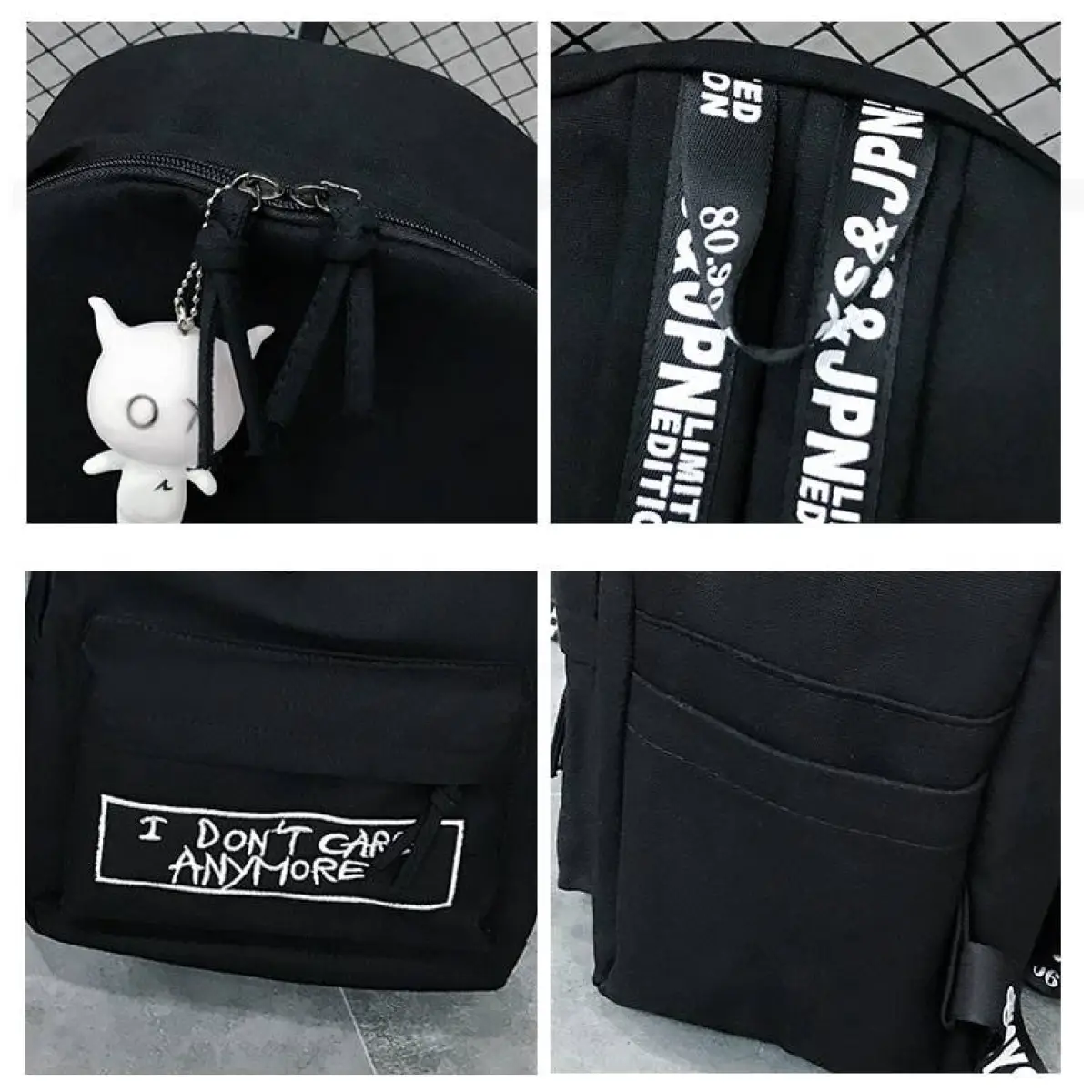 Harajuku Backpack - I Don't Care