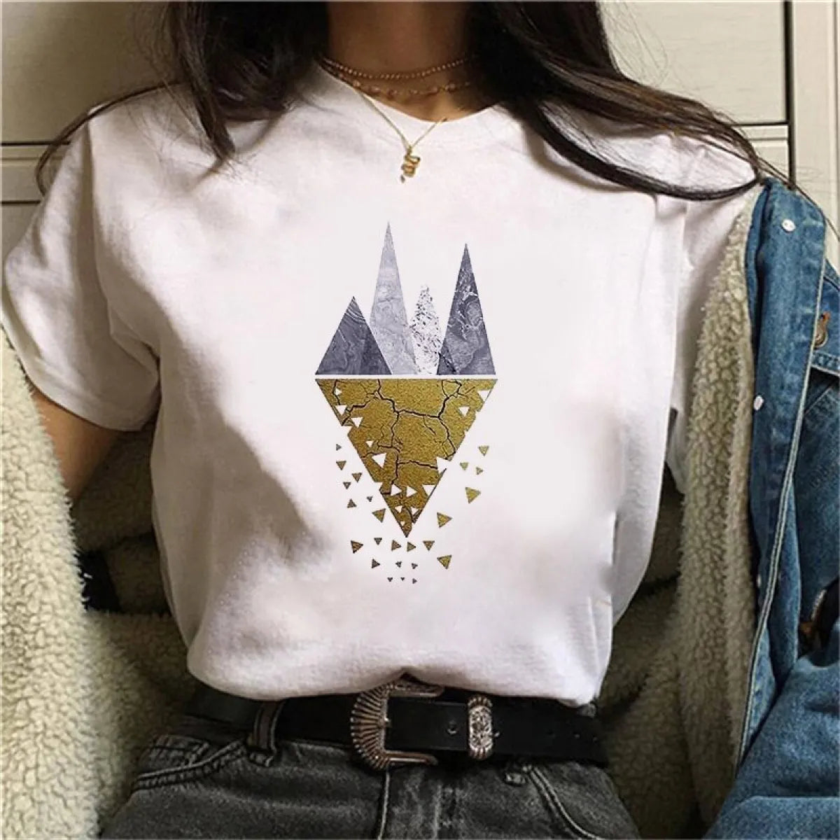 Harajuku Geometry T-shirts