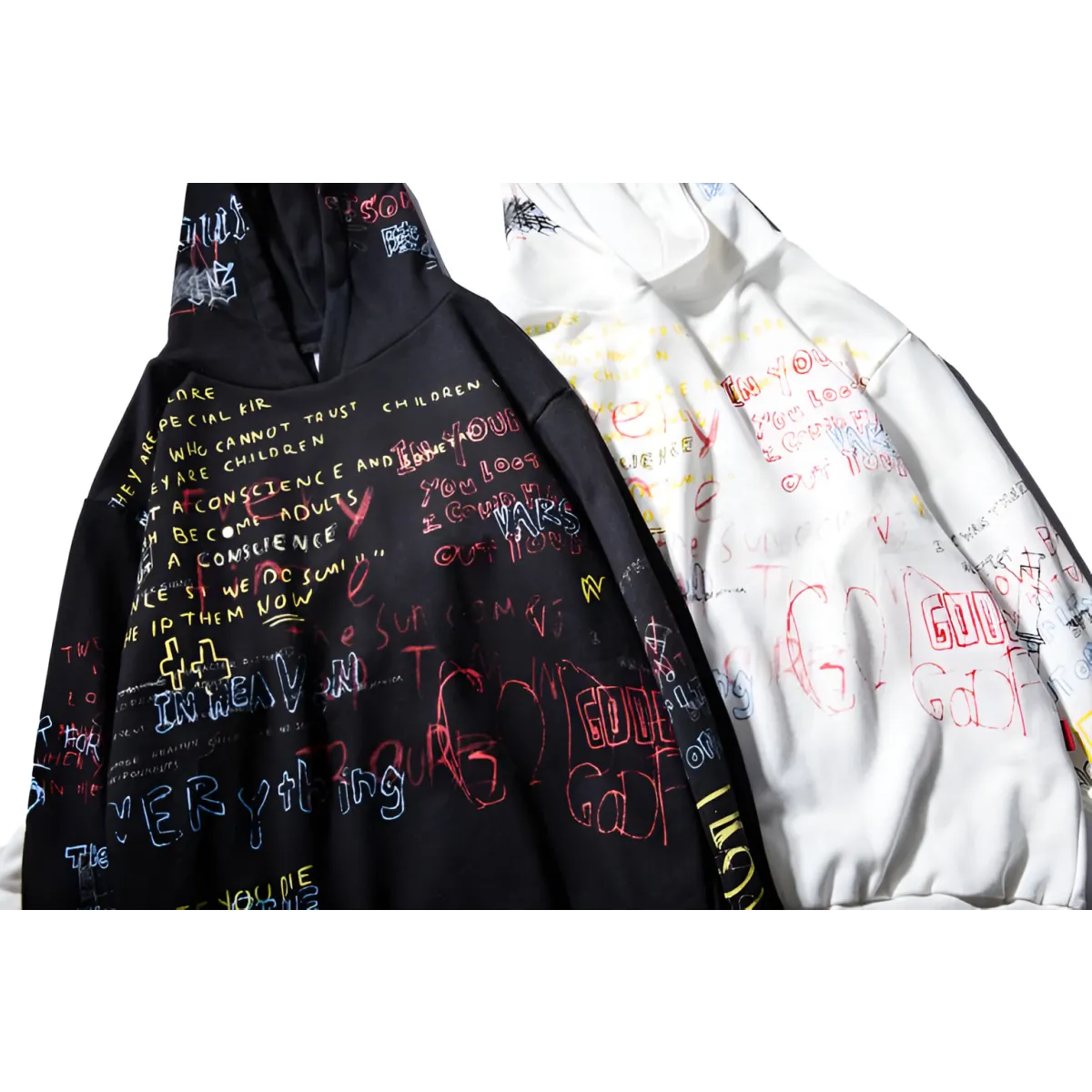Harajuku Graffiti Hoodies