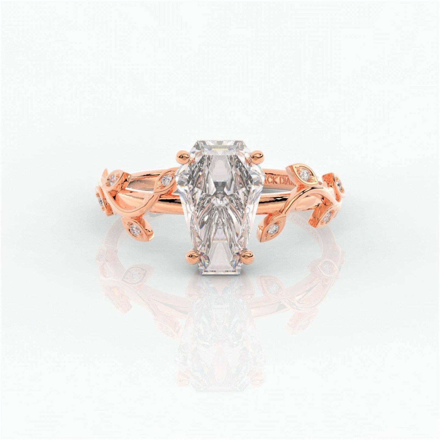 Hell and Back Ring - Limited Coffin Cut Diamond Engagement Ring