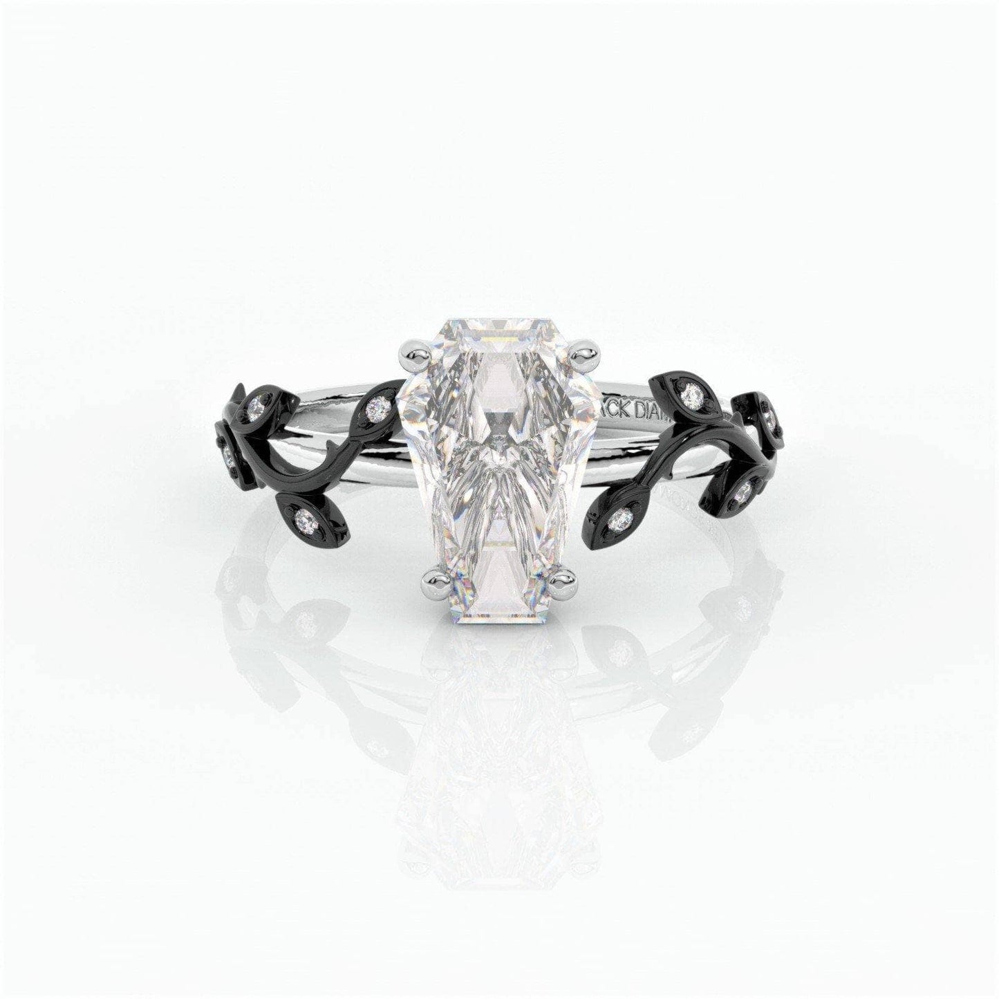 Hell and Back Ring - Limited Coffin Cut Diamond Engagement Ring