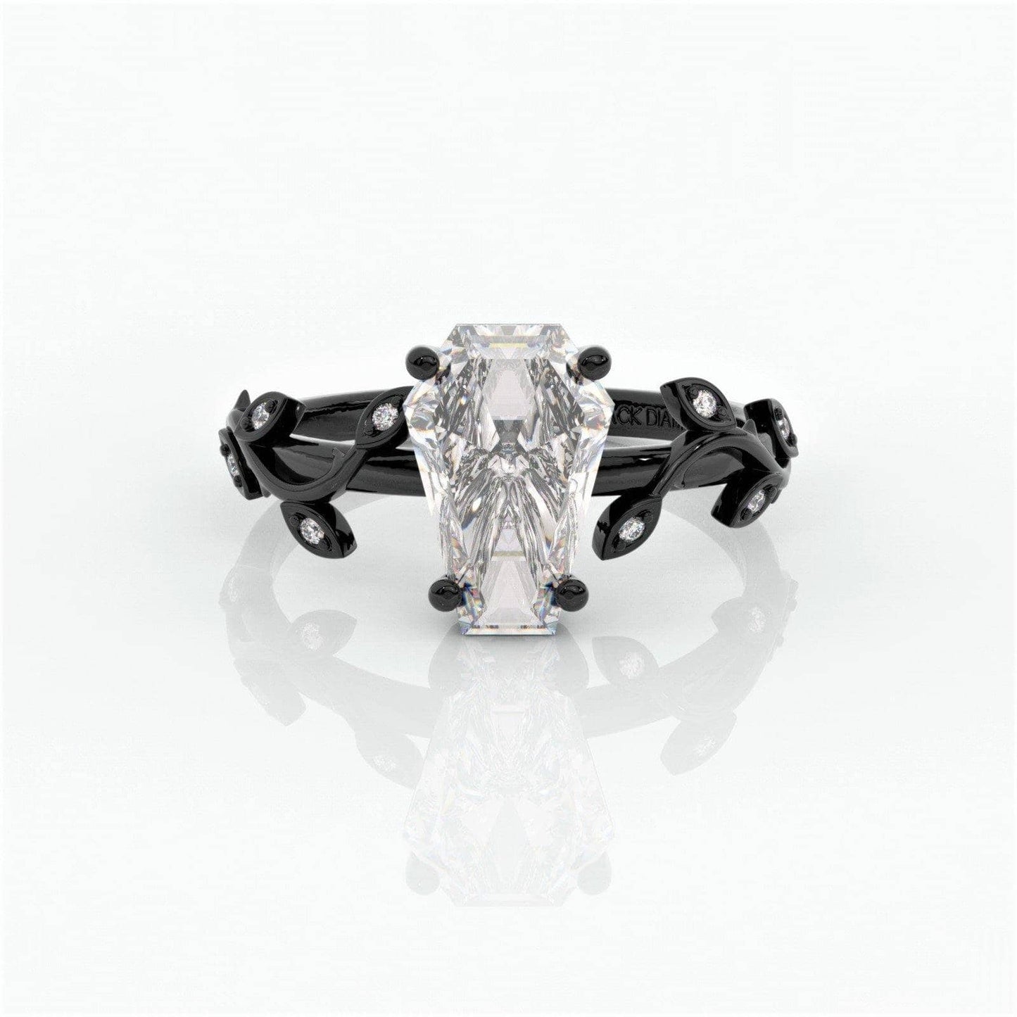 Hell and Back Ring - Limited Coffin Cut Diamond Engagement Ring