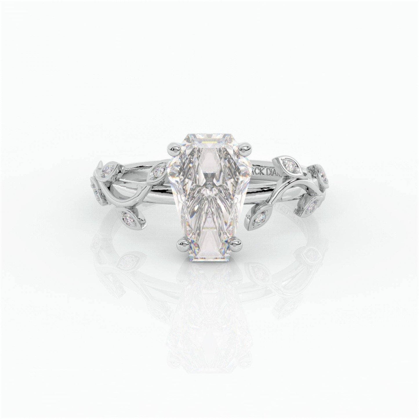 Hell and Back Ring - Limited Coffin Cut Diamond Engagement Ring