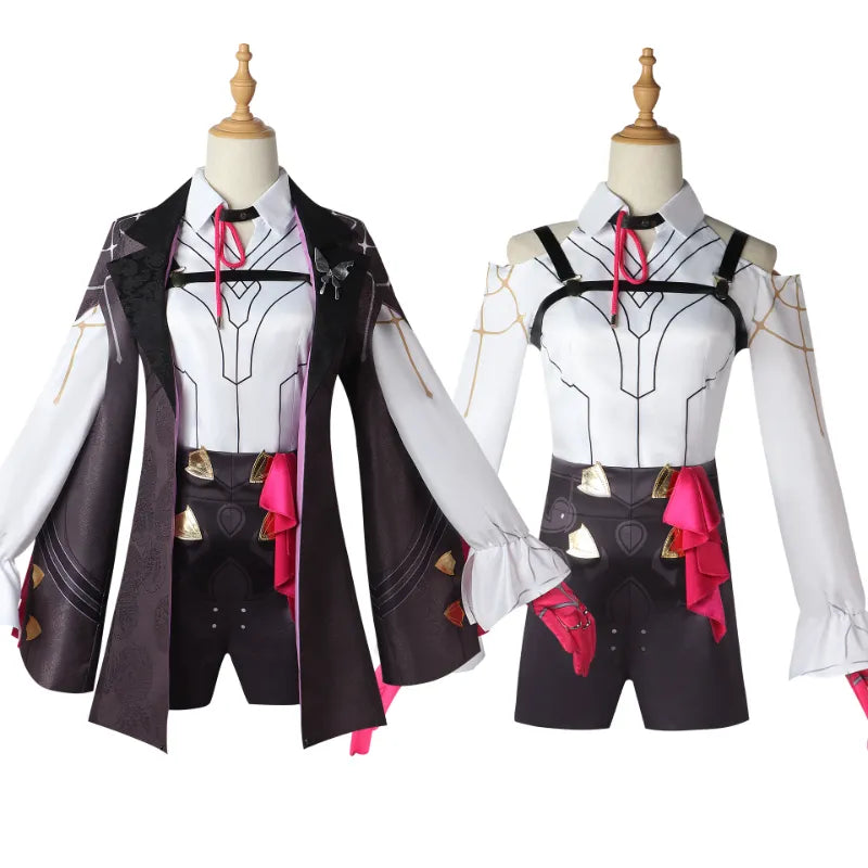 Kafka Cosplay Costume - Honkai: Star Rail Anime Game - Sweet Combat Uniform