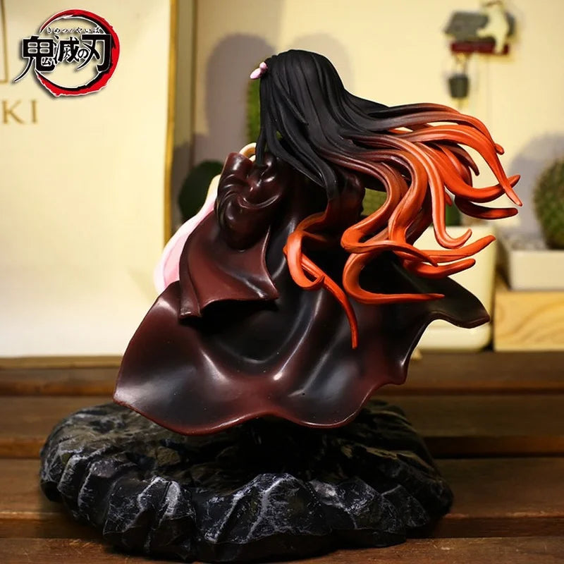 Demon Slayer Nezuko Figure – 17CM Sitting Pose PVC Collectible