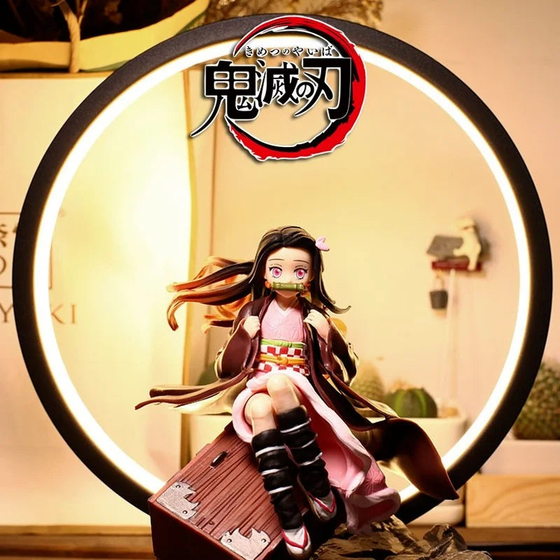 Demon Slayer Nezuko Figure – 17CM Sitting Pose PVC Collectible