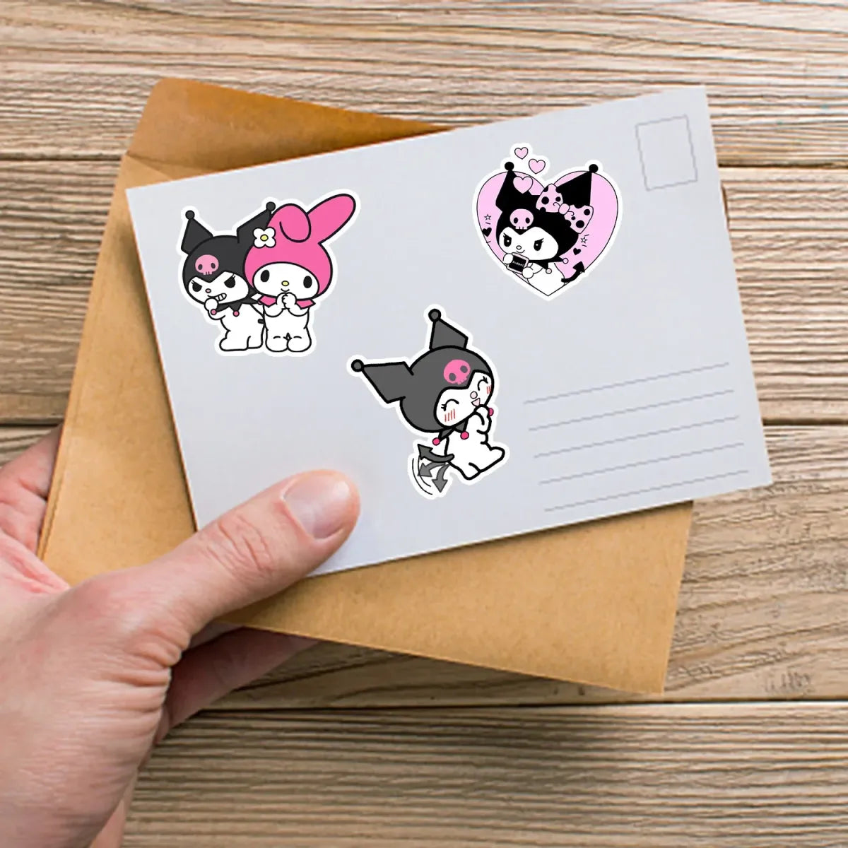 Kawaii Kuromi Stickers: Waterproof Decals