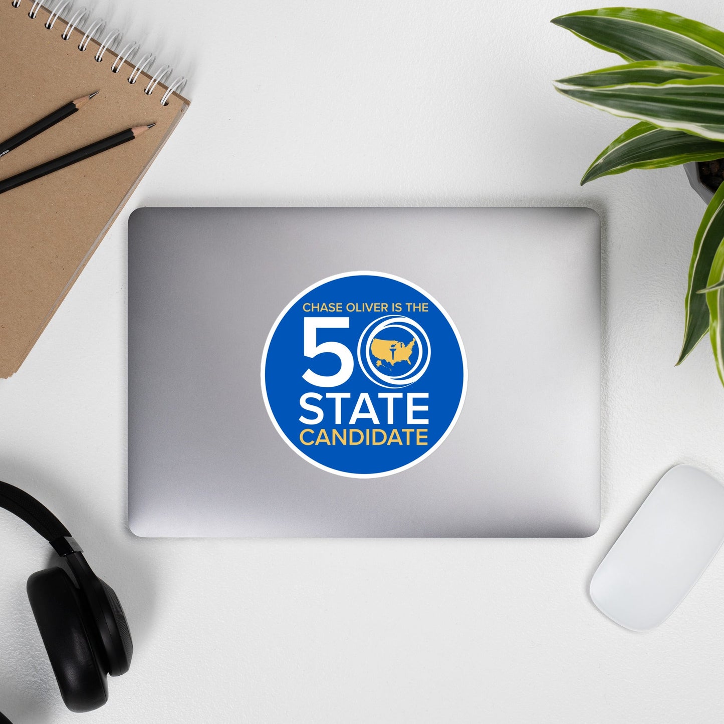 50 State Candidate - Chase Oliver stickers