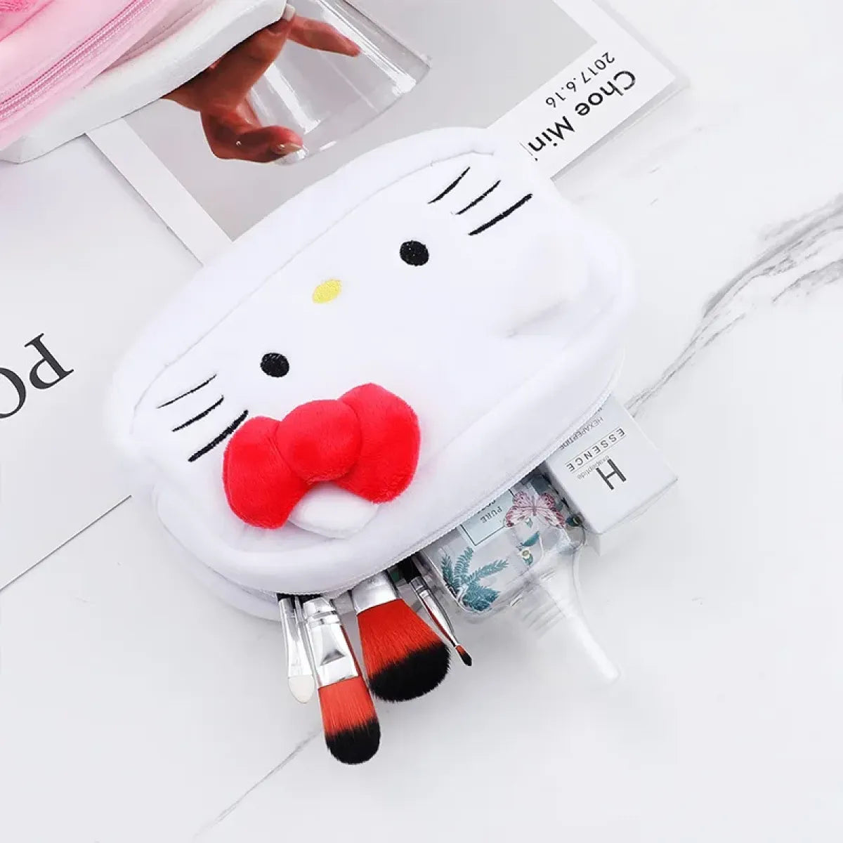 Hello Kitty Pochacco Large Plush Bag - Fluffy & Cute