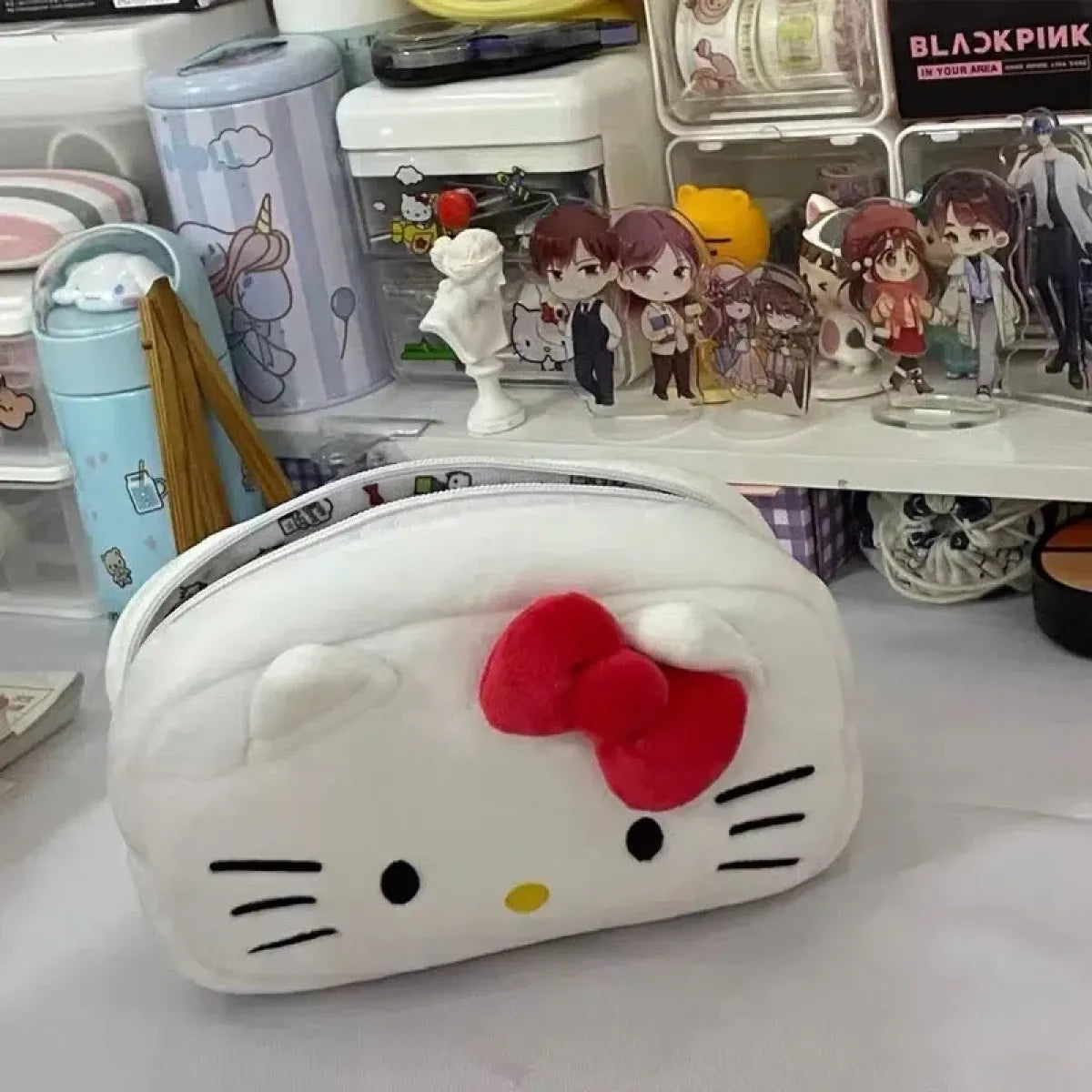 Hello Kitty Pochacco Large Plush Bag - Fluffy & Cute