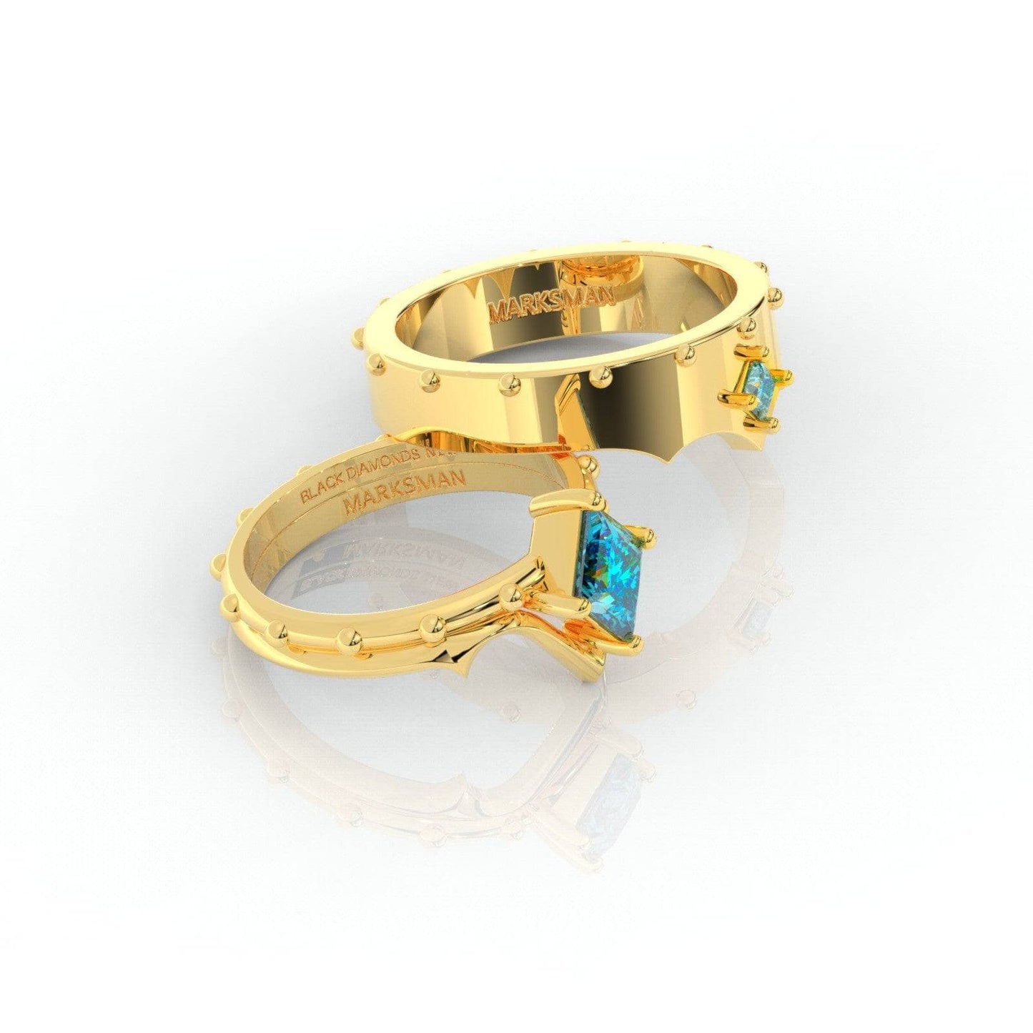 Marksman's Ring (Unisex)- 14k Yellow Gold Video Game Inspired Rings