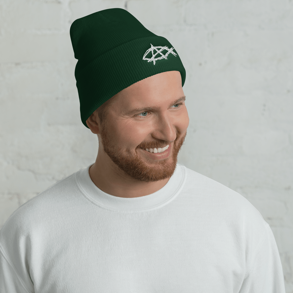 AnarchoChristian Cuffed Beanie