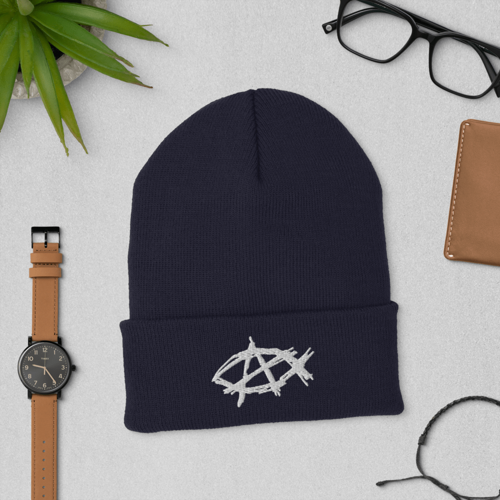AnarchoChristian Cuffed Beanie