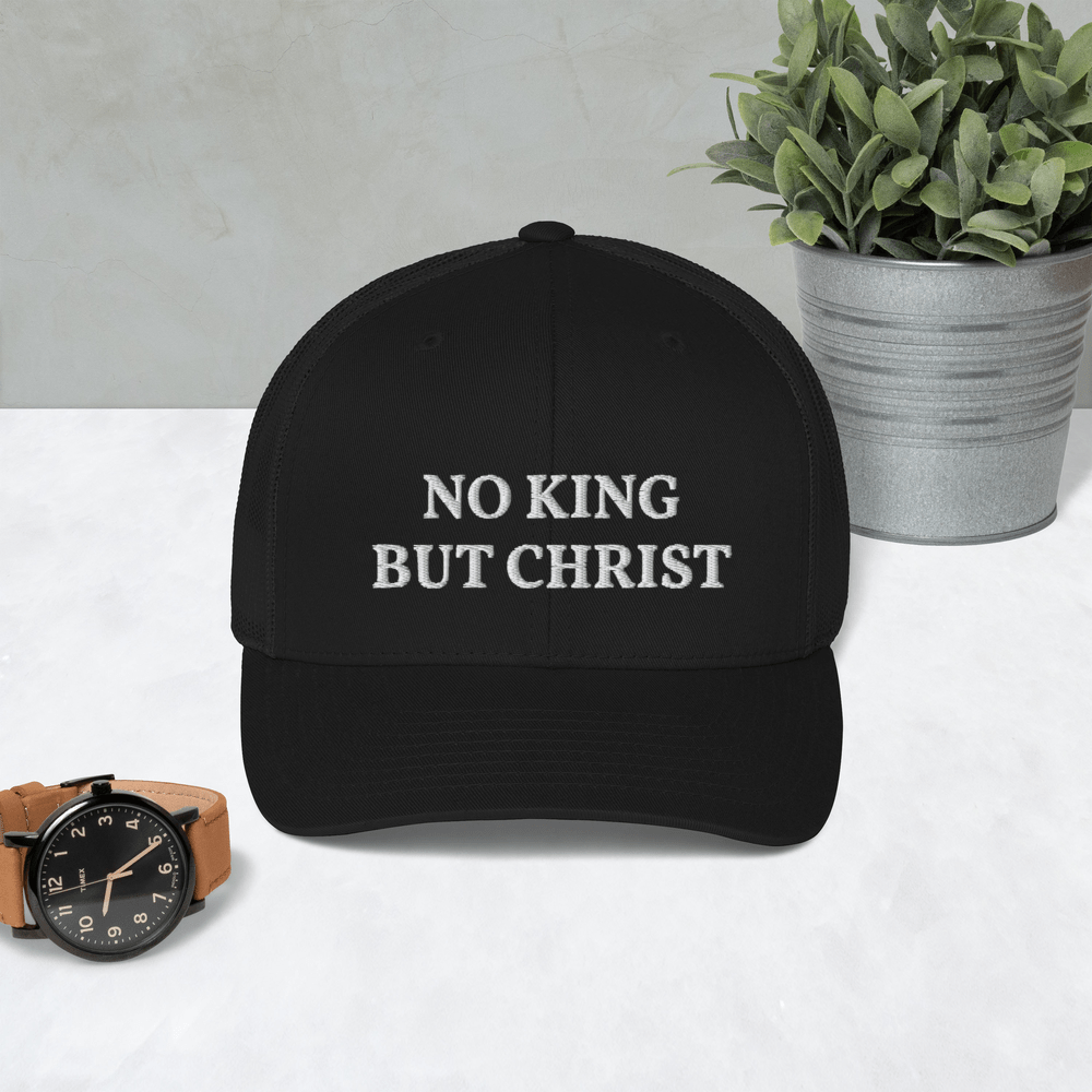 AnarchoChristian - No King But Christ Trucker Cap