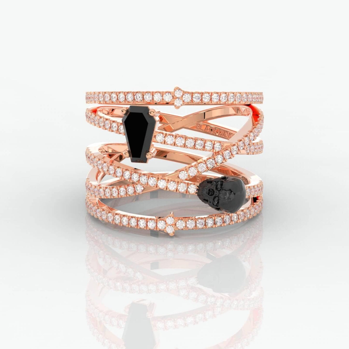 My Other Half- Limited Coffin Shape Diamond Rings