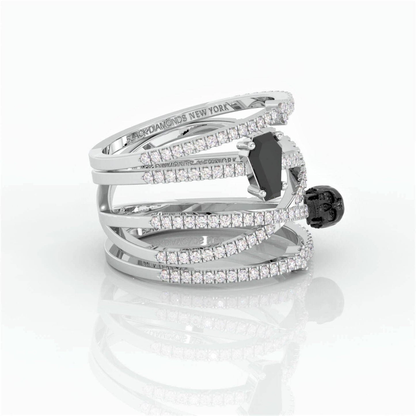 My Other Half- Limited Coffin Shape Diamond Rings