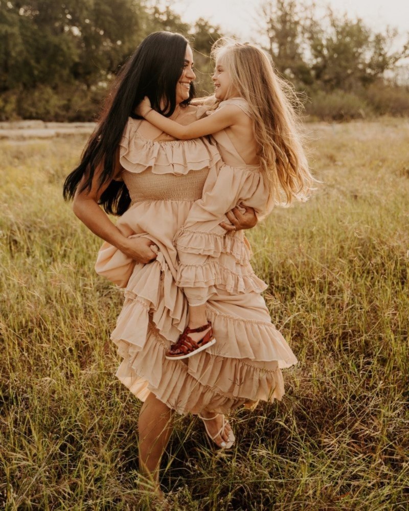 Nellie Ruffle Maxi Dress - Champagne