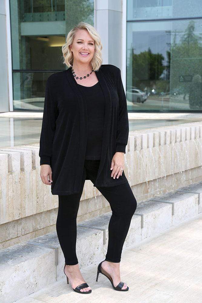 Vikki Vi Classic Black Slim Leg Pant