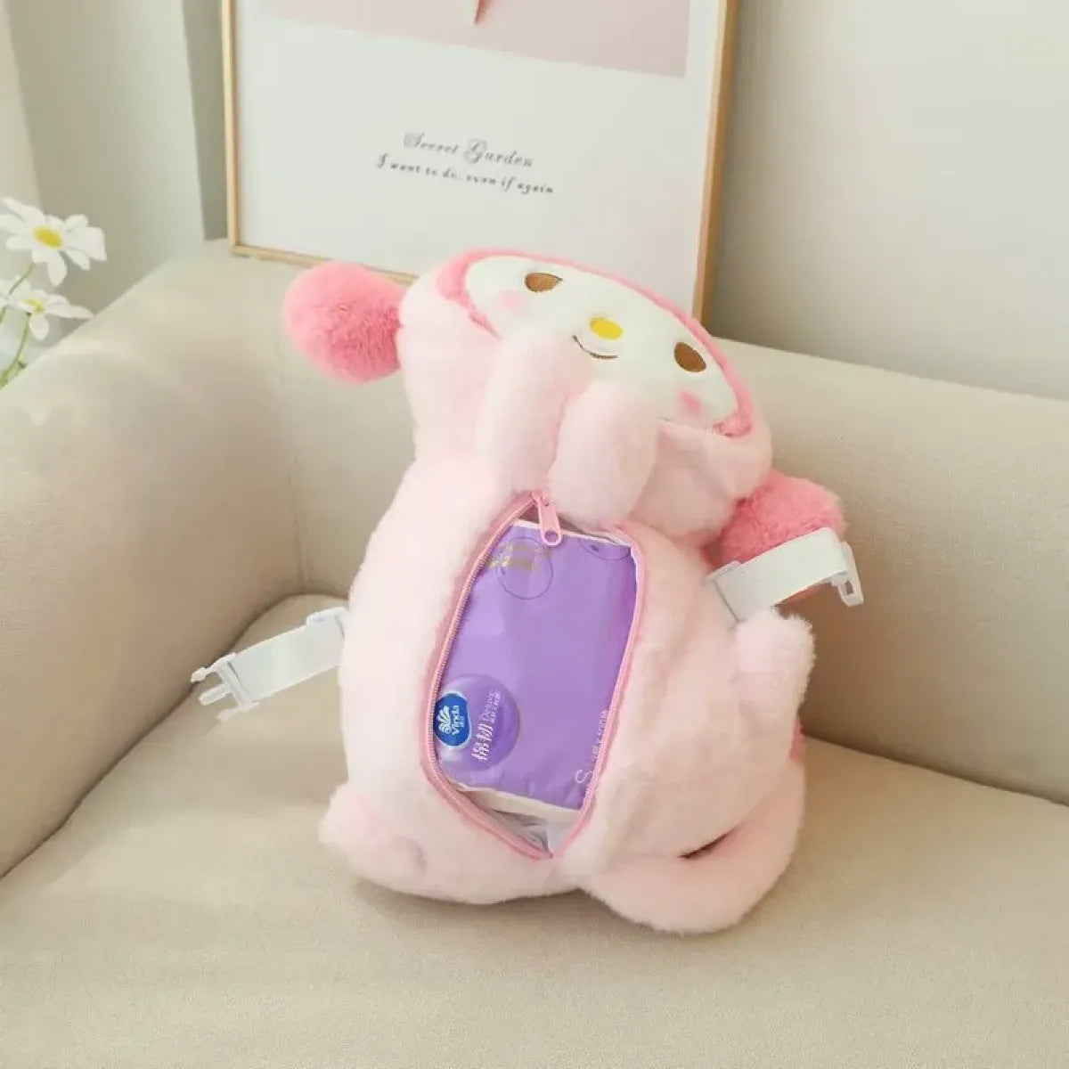 Plushie Pals Tissue Box Cover & Pillow Combo