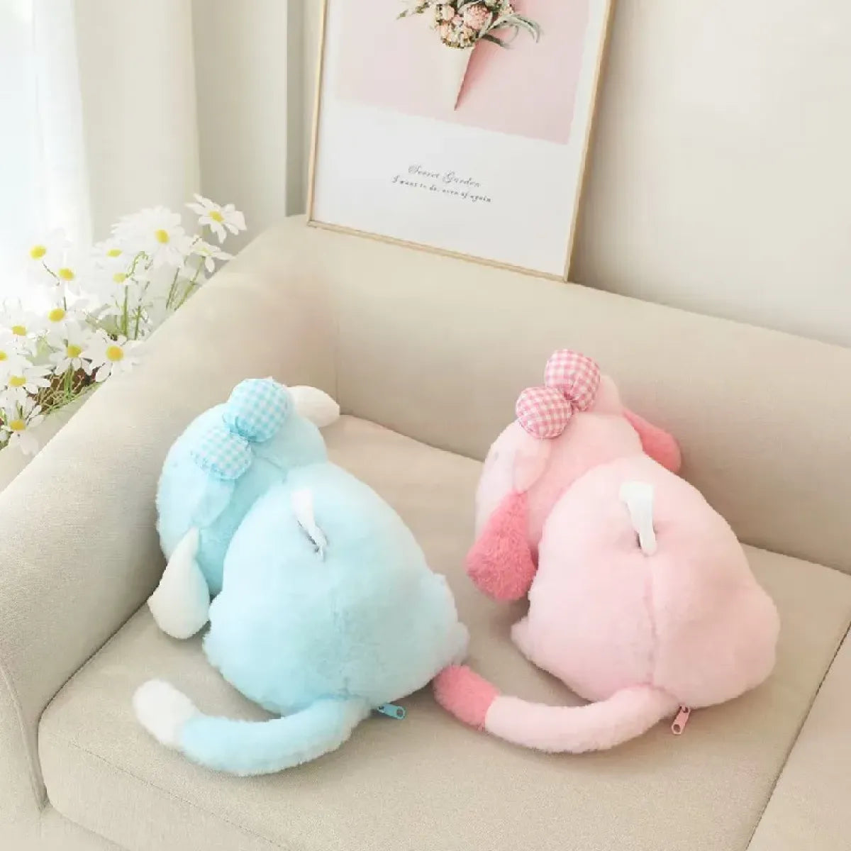 Plushie Pals Tissue Box Cover & Pillow Combo