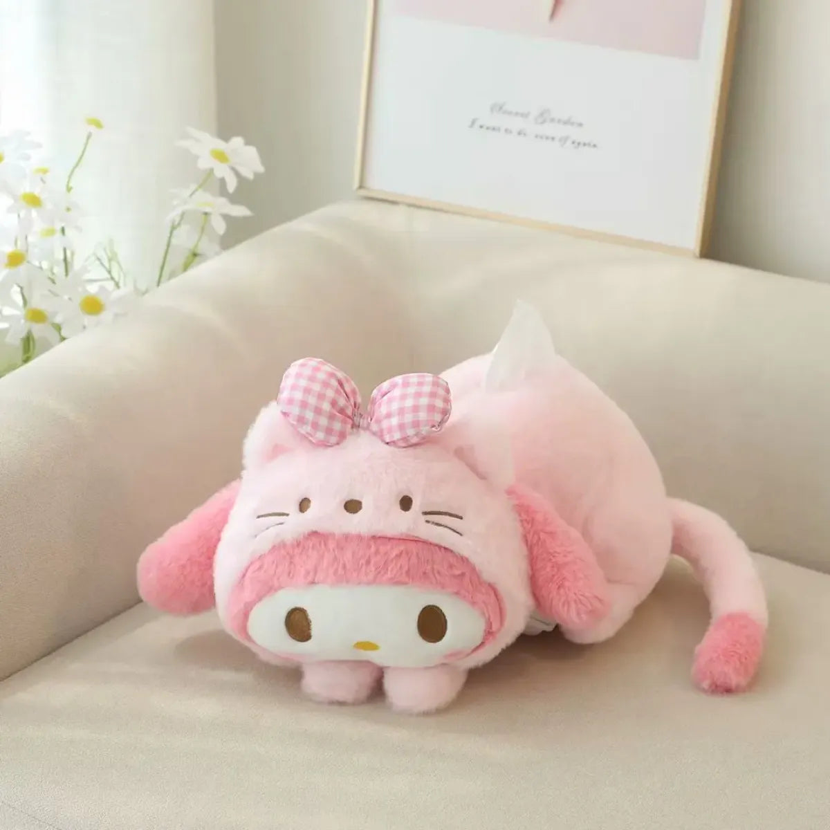Plushie Pals Tissue Box Cover & Pillow Combo