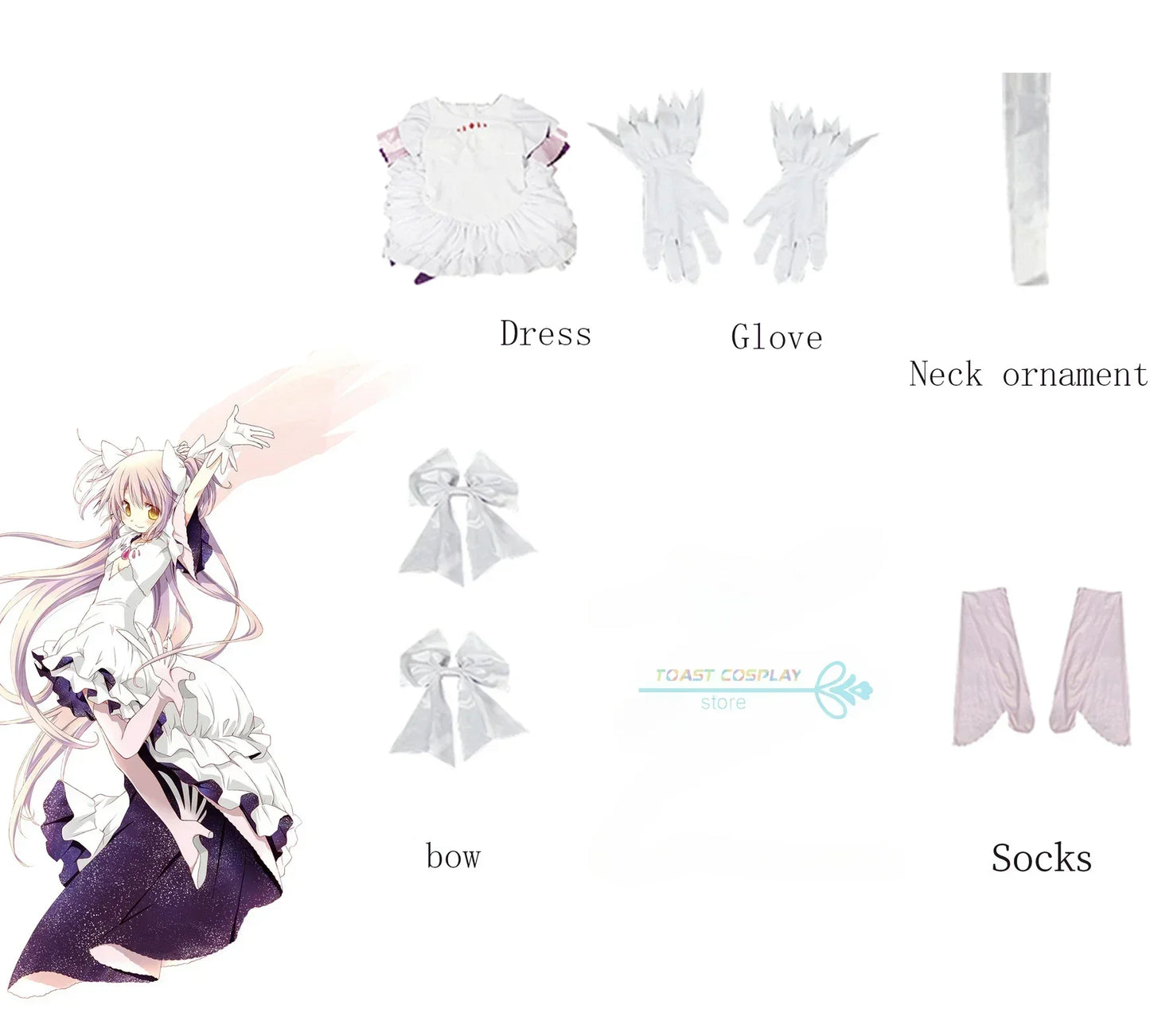 Kaname Madoka Cosplay Costume - Puella Magi Madoka Magica