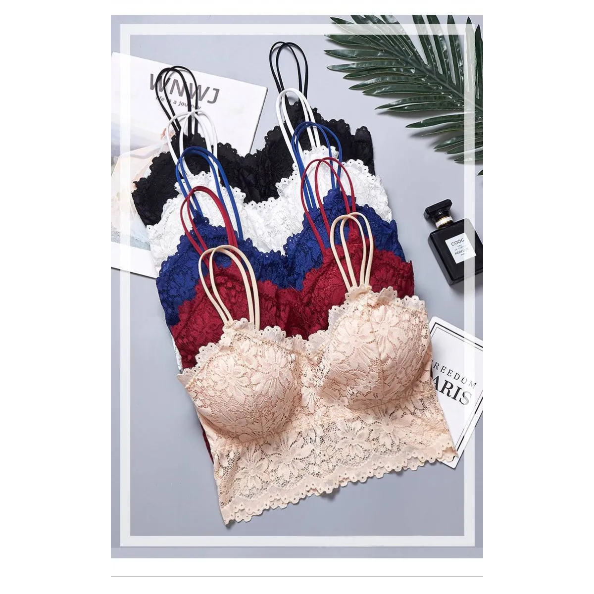 Lace V Neck Bralette