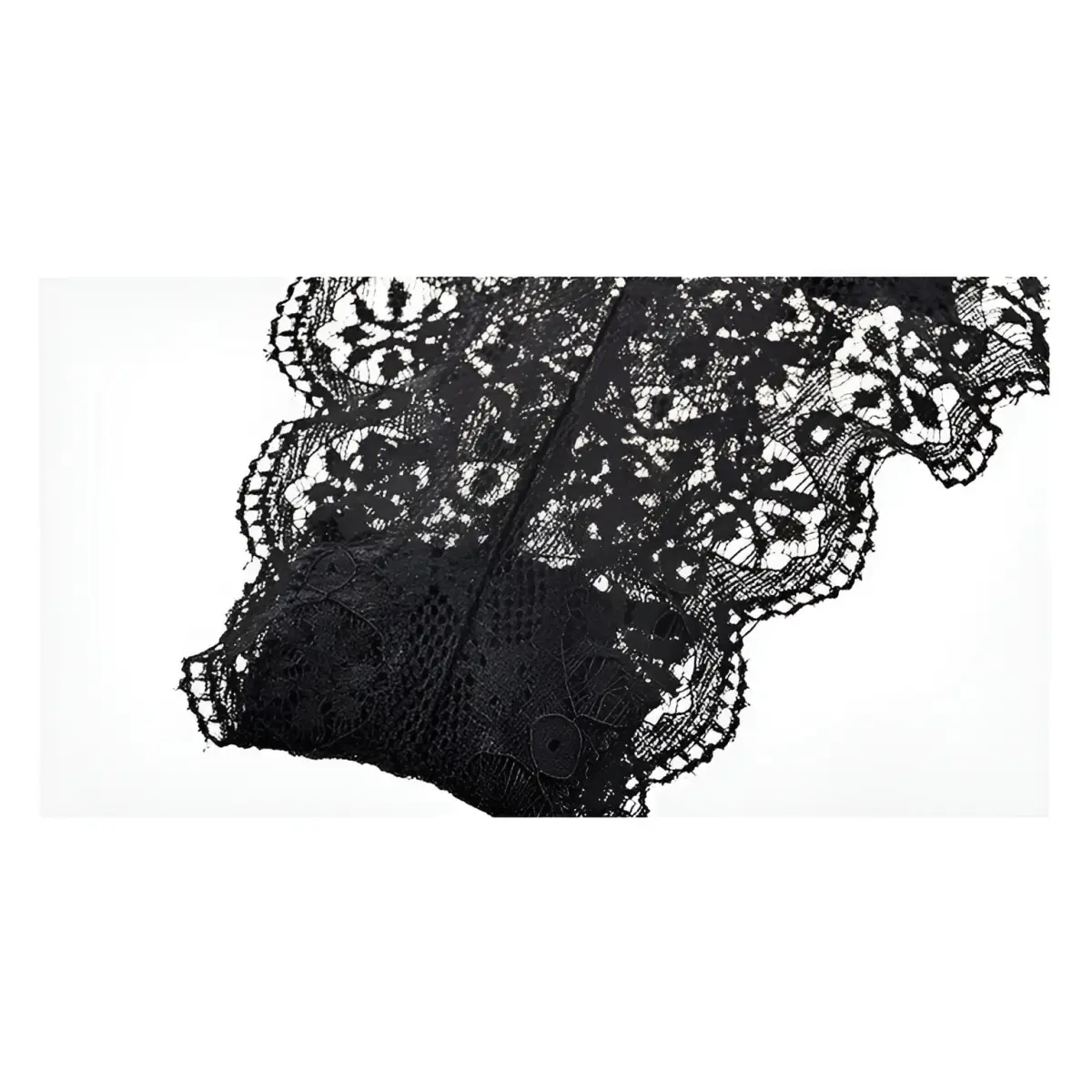 Women's Solid Laced Thong