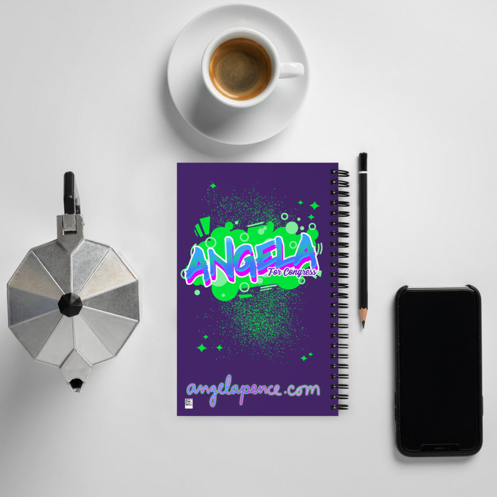 Angela Pence for Congress Spiral notebook