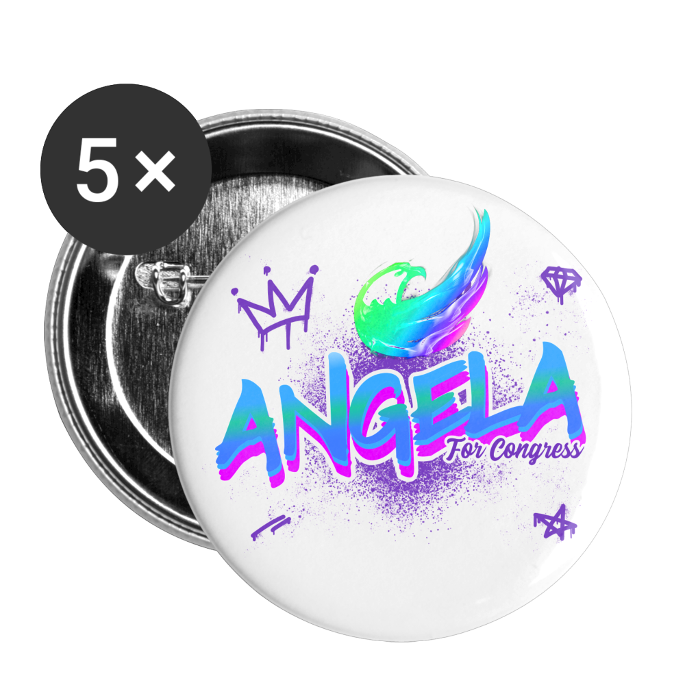 Angela For Congress Buttons large 2.2'' (5-pack)