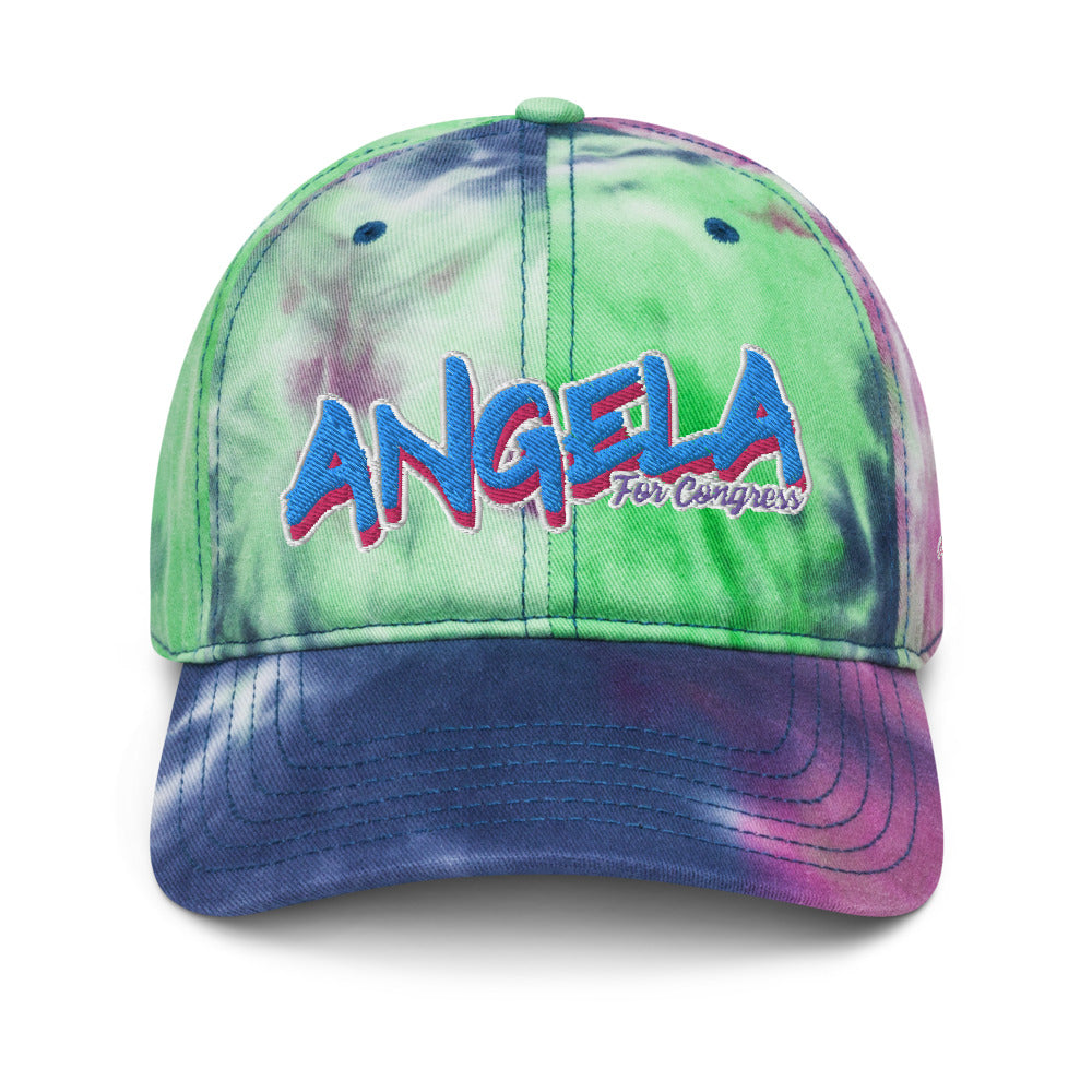 Angela for Congress Tie dye hat
