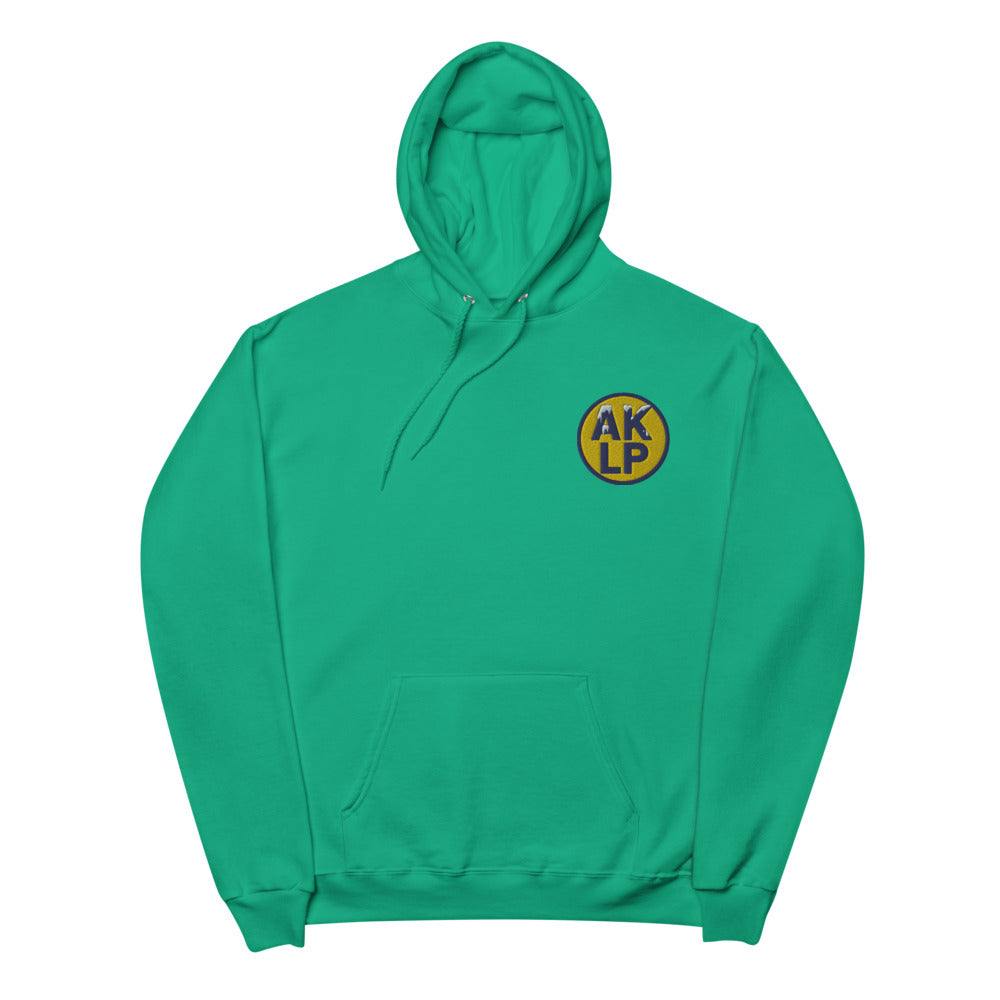 Alaska LP Embroidered Unisex fleece hoodie