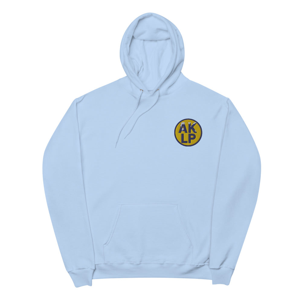 Alaska LP Embroidered Unisex fleece hoodie